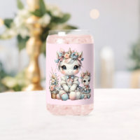 Pastel Kawaii Unicorn Mutter Tochter Duo Pink