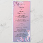 Pastel Kirschblüte Sakura Programm & Menü (Vorderseite)