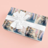 Pastel Kitten und Welpe Geschenkpapier
