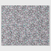 Pastel-Krawatte Die Geschenkpapier (Flach)