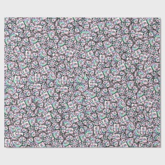 Pastel-Krawatte Die Geschenkpapier (Flach)