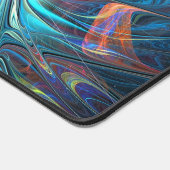 Pastel Kunststoff-Fraktal Schreibtischunterlage (Ecke)