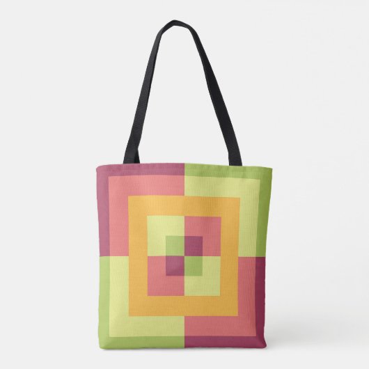 Pastel Labyrinth Tasche (Rückseite)