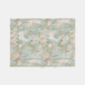 Pastel Lama Pattern Fleecedecke (Vorderseite (Horizontal))