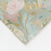 Pastel Lama Pattern Fleecedecke (Ecke)