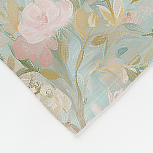 Pastel Lama Pattern Fleecedecke (Ecke)