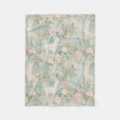 Pastel Lama Pattern Fleecedecke (Vorderseite)