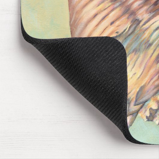 Pastel Large Conch Muschel Mousepad (Ecke)