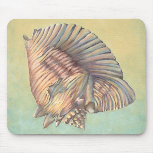 Pastel Large Conch Muschel Mousepad (Vorne)
