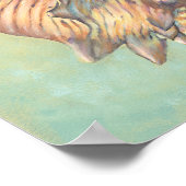 Pastel Large Conch Muschel Poster (Ecke)