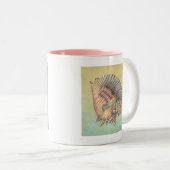 Pastel Large Conch Muschel Zweifarbige Tasse (VorderseiteRechts)