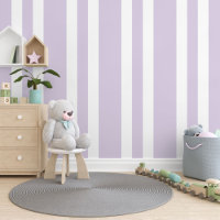 Pastel Lavendel Lila Streifen Muster