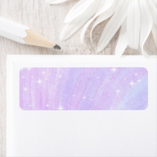 Pastel Lavender Address Labels (Insitu)