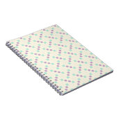 Pastel Lavender and Mint Grid Notizblock (Rechte Seite)