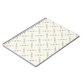 Pastel Lavender and Mint Grid Notizblock (Linke Seite)
