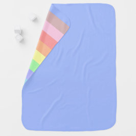 Pastel Lavender Blue Babydecke