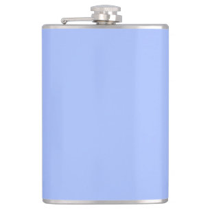 Pastel Lavender Blue Flachmann