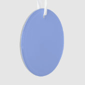 Pastel Lavender Blue Ornament (Vorderseite)