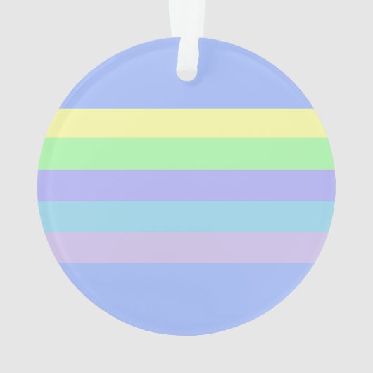 Pastel Lavender Blue Ornament (Rückseite)