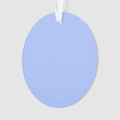 Pastel Lavender Blue Ornament (Vorderseite)