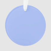 Pastel Lavender Blue Ornament (Vorderseite)