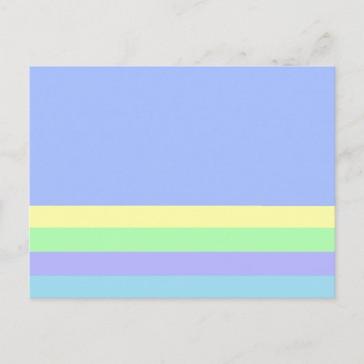 Pastel Lavender Blue Postkarte (Vorderseite)