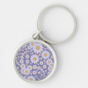 Pastel Lavender Daisies Art Schlüsselanhänger