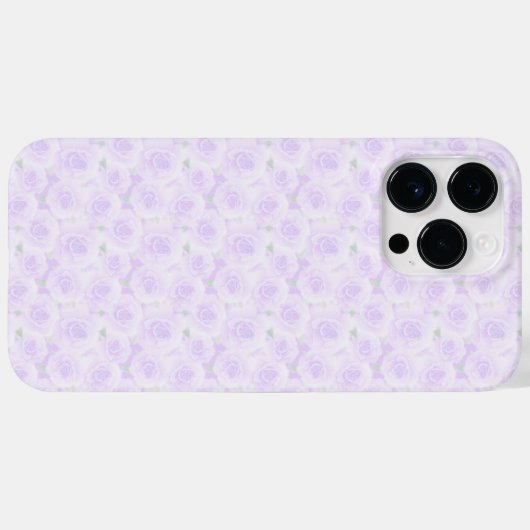 PASTEL LAVENDER ROSE Case-Mate iPhone HÜLLE (Rückseite (Horizontal))