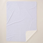 Pastel Lavender Solid Color | Classic | elegant Sherpadecke (Vorderseite)
