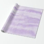 Pastel Lavender Tie-Dye Watercolor Effect Geschenkpapier (Ungerollt)
