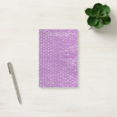 Pastel Lavender Traube Pop Bubble Wrap Lila Post-it Klebezettel (Büro)