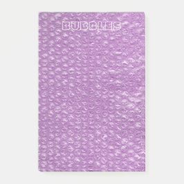 Pastel Lavender Traube Pop Bubble Wrap Lila Post-it Klebezettel