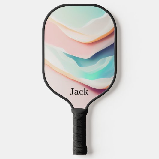 Pastel Layers Pickleball Schläger (Vorderseite)