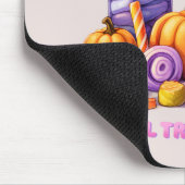 Pastel Leckereien Parade - Niedlich Candy & Pumpki Mousepad (Ecke)