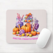 Pastel Leckereien Parade - Niedlich Candy & Pumpki Mousepad (Mit Mouse)