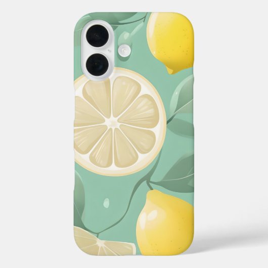 Pastel Lemon Iphone Case (Rückseite)