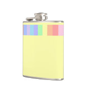 Pastel Lemon Yellow Flachmann (Links)