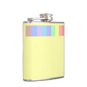 Pastel Lemon Yellow Flachmann (Rechts)