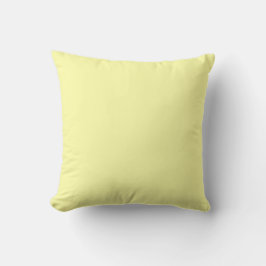 Pastel Lemon Yellow Kissen
