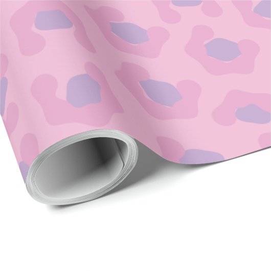 Pastel Leopard Druckgeschenk Wraps Geschenkpapier (Rolleneckpunkt)