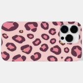Pastel Leopard Print iPhone Case (Rückseite (Horizontal))