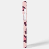 Pastel Leopard Print iPhone Case (Rückseite / Links)