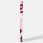 Pastel Leopard Print iPhone Case (Rückseite / Rechts)