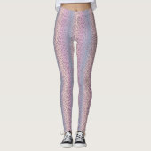 Pastel Leopard Print Leggings (Vorderseite)