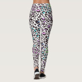 Pastel Leopard Print Leggings (Rückseite)