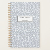 Pastel Leopard Print Personalisiert Planner | Nebe Planer (Vorderseite)
