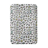 Pastel Leopard Spot Pattern Badematte (Vorderseite Vertikal)