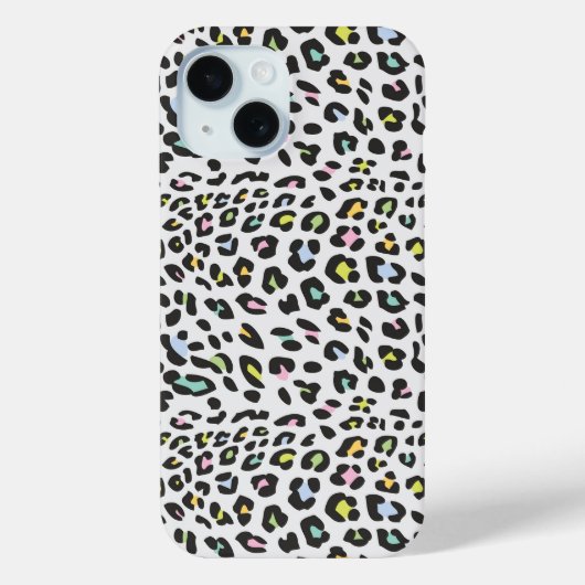 Pastel Leopard Spot Pattern Case-Mate iPhone Hülle (Rückseite)