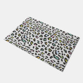 Pastel Leopard Spot Pattern Fußmatte (Schrägansicht)