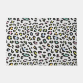 Pastel Leopard Spot Pattern Fußmatte (Vorderseite)